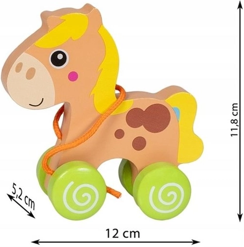 Smily Play caballito de madera de arrastre