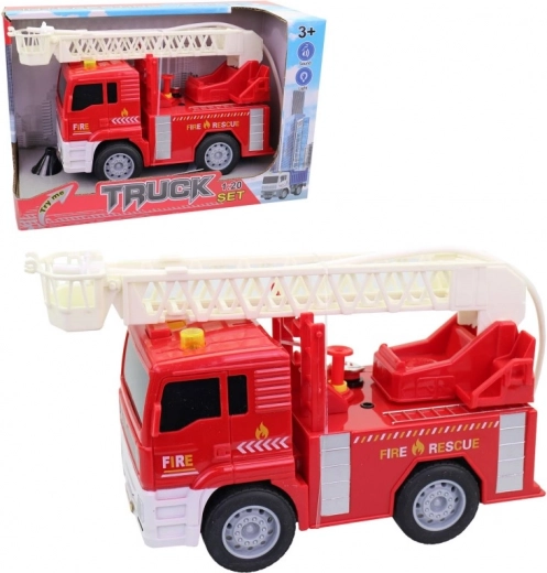 Camión de bomberos a pilas para niños