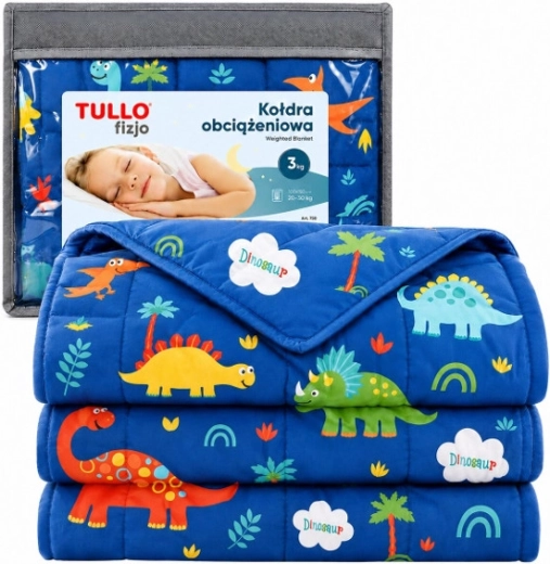 Manta sensorial con peso Tullo 4 kg azul - 1 pieza