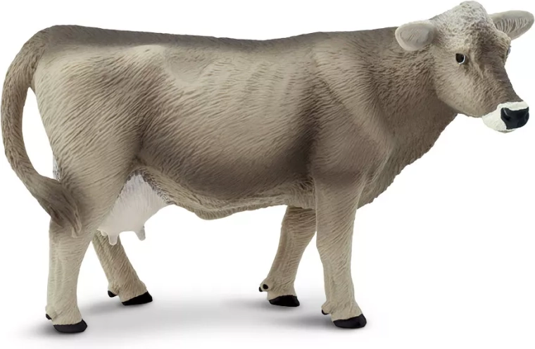 Safari Ltd. figura de vaca parda suiza - 1 unidad