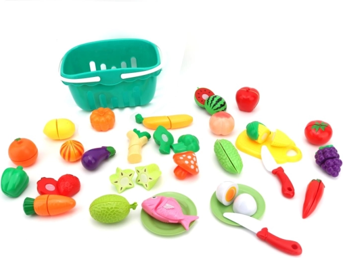 Alimentos para cortar para un juego realista