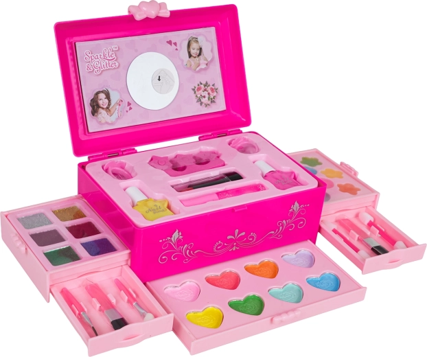 Práctico maletín rosa