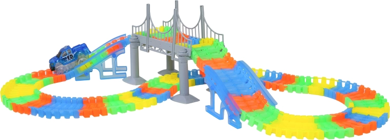 Pista flexible, moldeable libremente