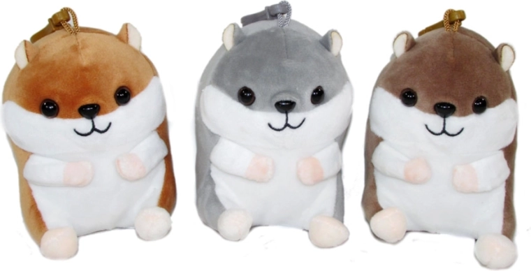 Llavero de peluche de hámster 12 cm