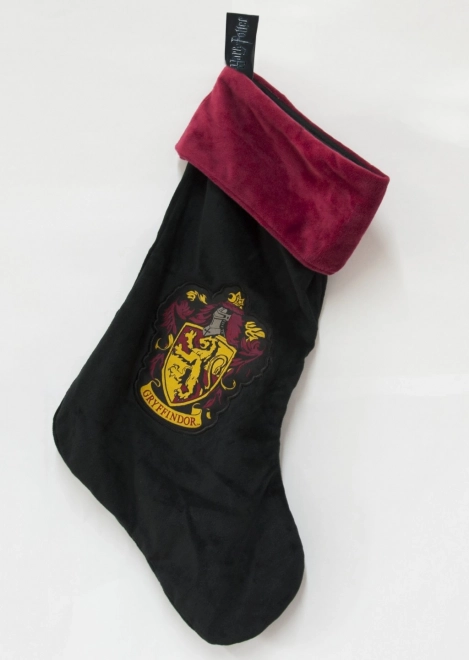 Calcetín navideño de Harry Potter Gryffindor de forro polar de peluche