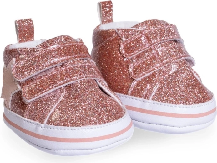 Zapatillas deportivas rosas con purpurina Antonio Juan para muñecas