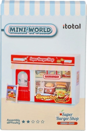 i-Total mini tienda de comida rápida burger DIY