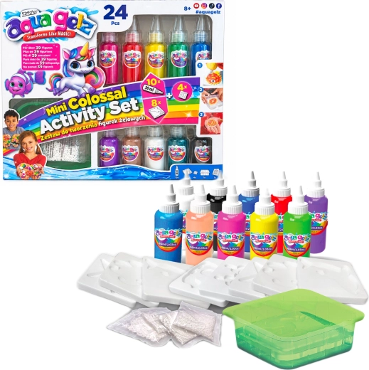 Set creativo Aqua Gelz Mini Colossal para crear figuras de gel