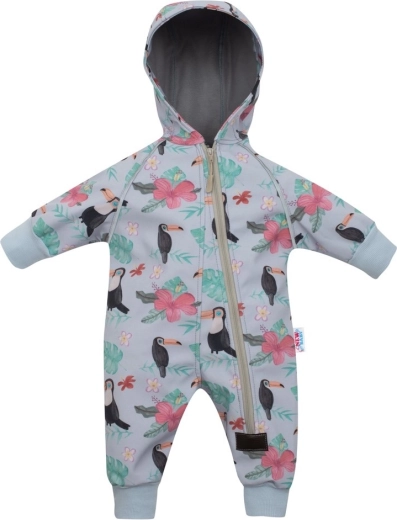 Mono de bebé softshell New Baby Tukan, talla 98 (2–3 años)