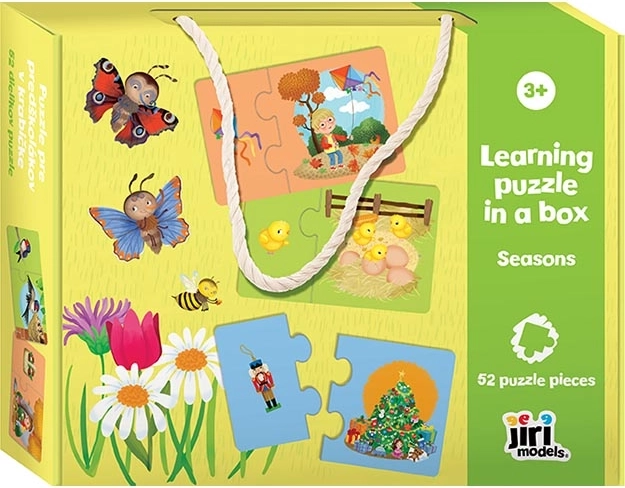 Puzle para preescolares en caja – estaciones del año