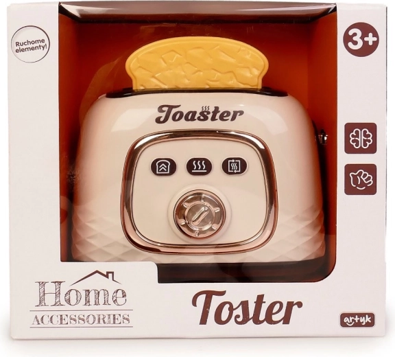 Tostadora infantil con tostadas