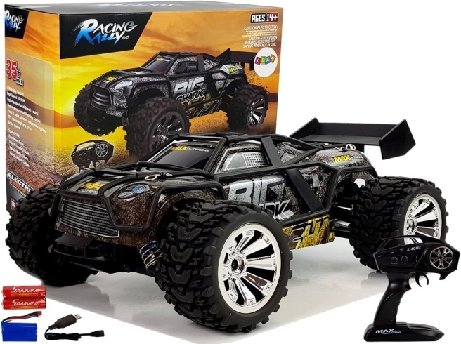 Coche RC de carreras todoterreno con control remoto