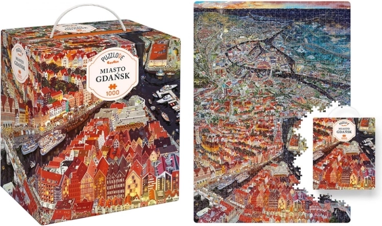 CzuCzu Puzzlove ciudad de Gdańsk, 1000 piezas