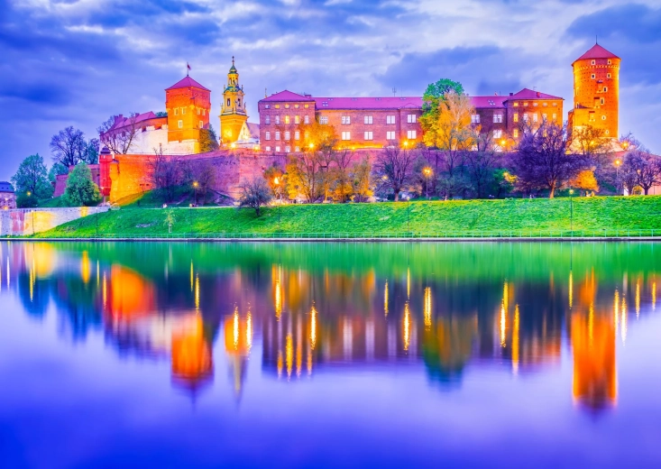 Puzzle Enjoy castillo de Wawel en Cracovia 1000 piezas