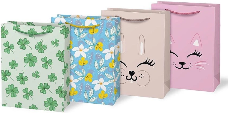 Bolsa de regalo de papel A5 con estampado - 1 unidad