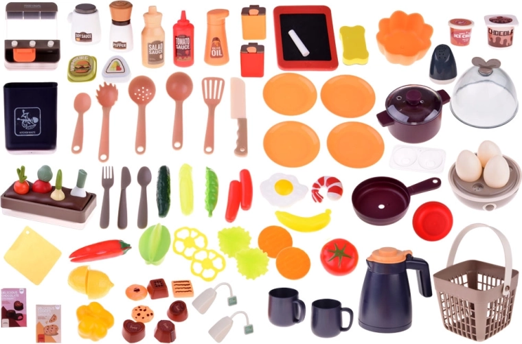 Numerosos accesorios para pequeños chefs