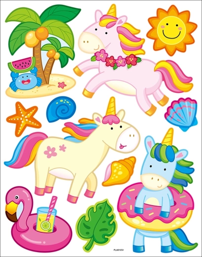 Pegatinas decorativas de pared unicornio