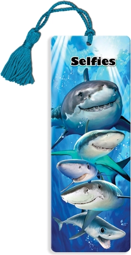 Marcapáginas Prime 3D Tiburones