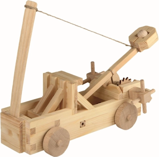 Walachia kit de construcción de madera para pegar: catapulta