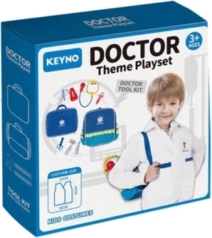 Set de médico infantil con 7 piezas de accesorios