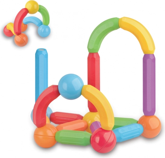 Juego de construcción magnético – set de 25 piezas
