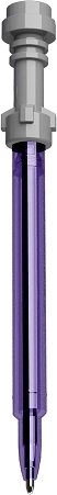 LEGO Star Wars bolígrafo de gel sable de luz morado