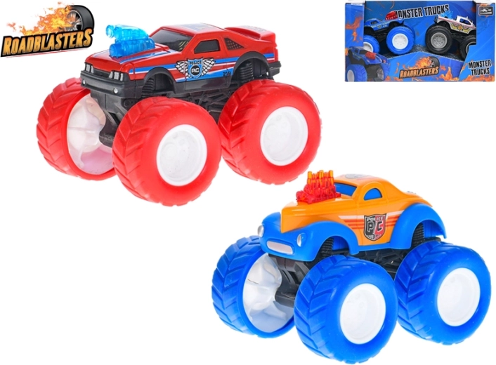 Set de monster trucks Roadblasters con retrofricción 8 cm