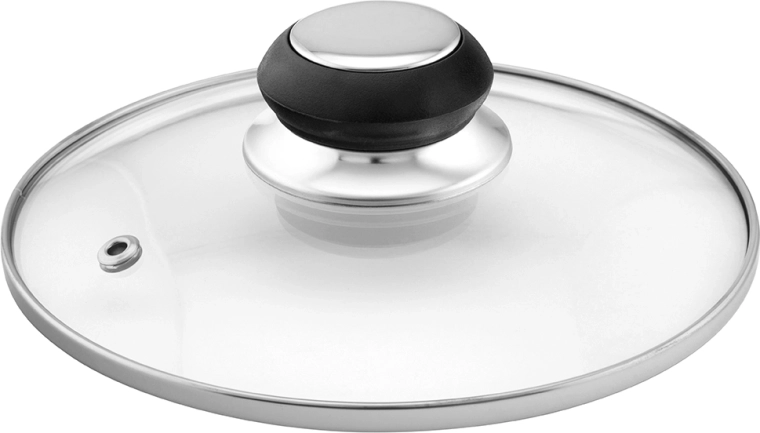 Tapa de vidrio con válvula de vapor