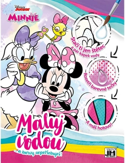 Pinta con agua A4 Minnie