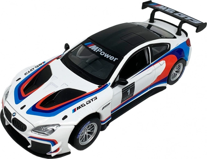 Modelo metálico BMW M6 GT3 1:32 con luces y sonidos