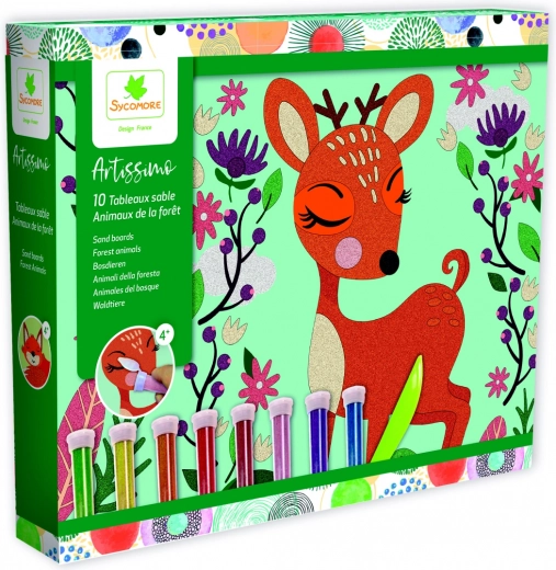 Artissimo - arenado con purpurina animales del bosque
