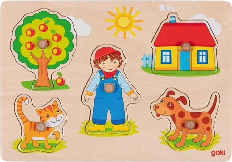 Encajable de madera Hogar GOKI
