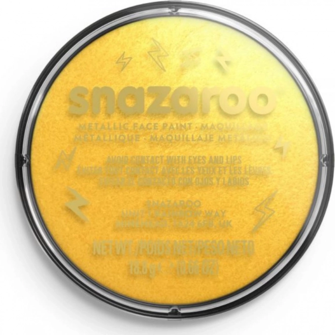 Pintura facial Snazaroo Metálica Dorada 18 ml