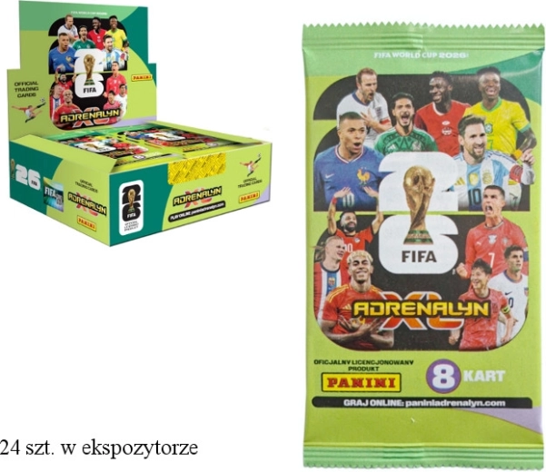 Panini FIFA World Cup 2026 Adrenalyn XL sobre con cartas