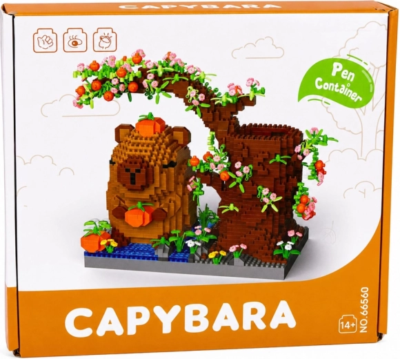 Embalaje para regalo y atractivo motivo de capibara