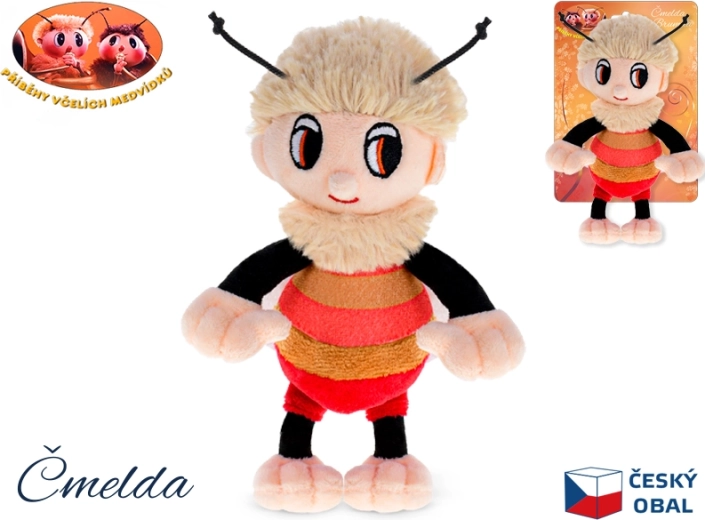 Peluche Čmelda – Historias de ositos abeja, 15 cm