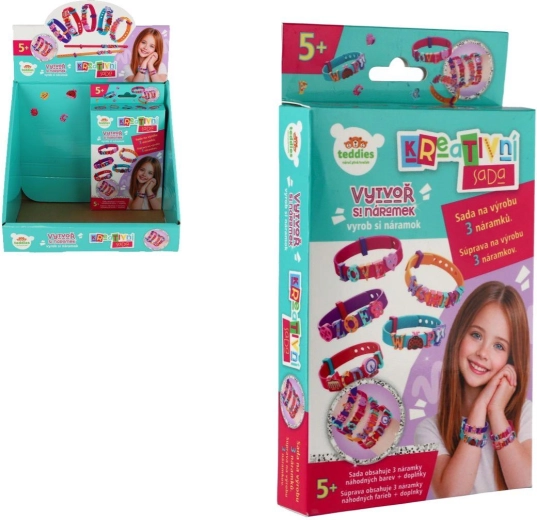 Set creativo para hacer pulseras en caja