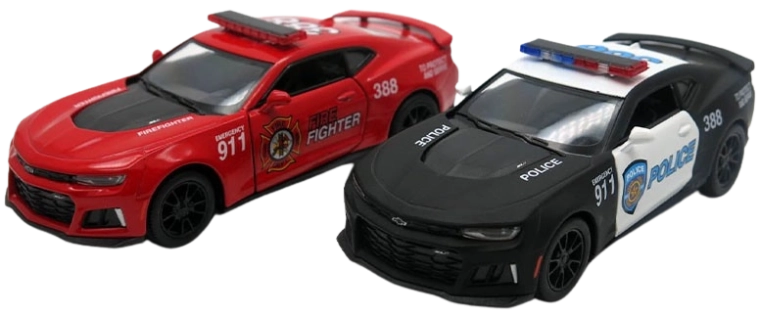 Modelo de coche de metal 2017 Camaro ZL1 policía