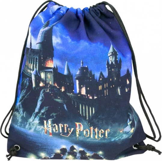 Saco textil Harry Potter - Noche en Hogwarts 33x45 cm