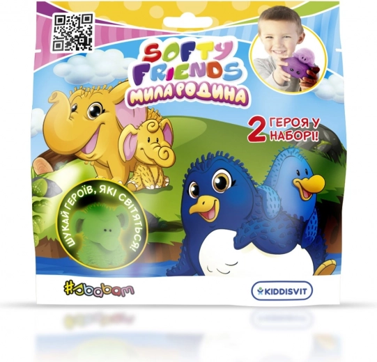 Animales de peluche elásticos Softy Friends – Rocza Rodzina
