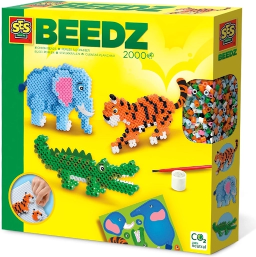 SES cuentas para planchar – animales safari 3D