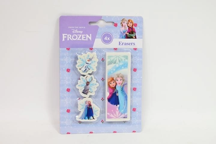 Set de gomas de borrar Frozen – 4 uds.