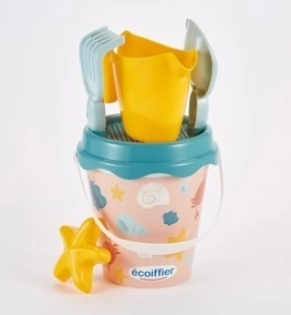 Cubito para arena Pacific con regadera y accesorios 17 cm