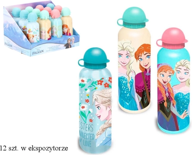 Botella de aluminio para beber de 500 ml con estampado de cuento