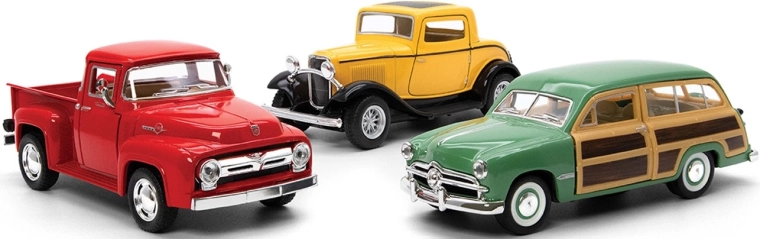 Modelo de coche metálico Ford Classic