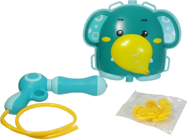 Pistola de agua infantil con mochila en forma de elefantito
