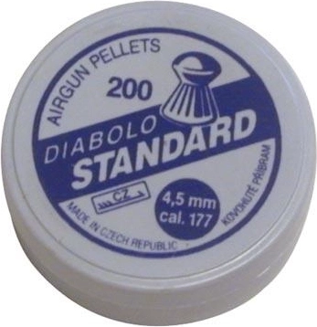 Plomo de pesca diabolo 4,5 mm – paquete de 200 uds.