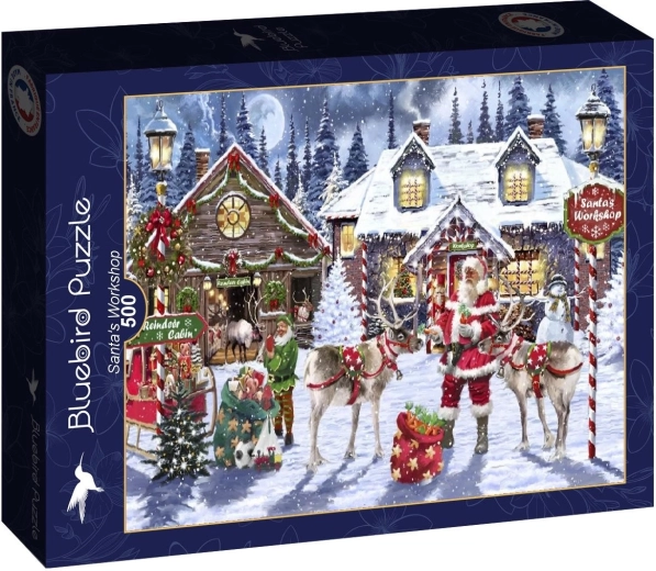 Puzzle Bluebird El taller de Santa 500 piezas