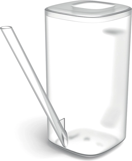 Regadera Tubi 1,6 l transparente