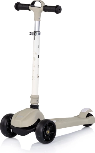 Patinete infantil plegable Chipolino Moxie con ruedas LED – gris
